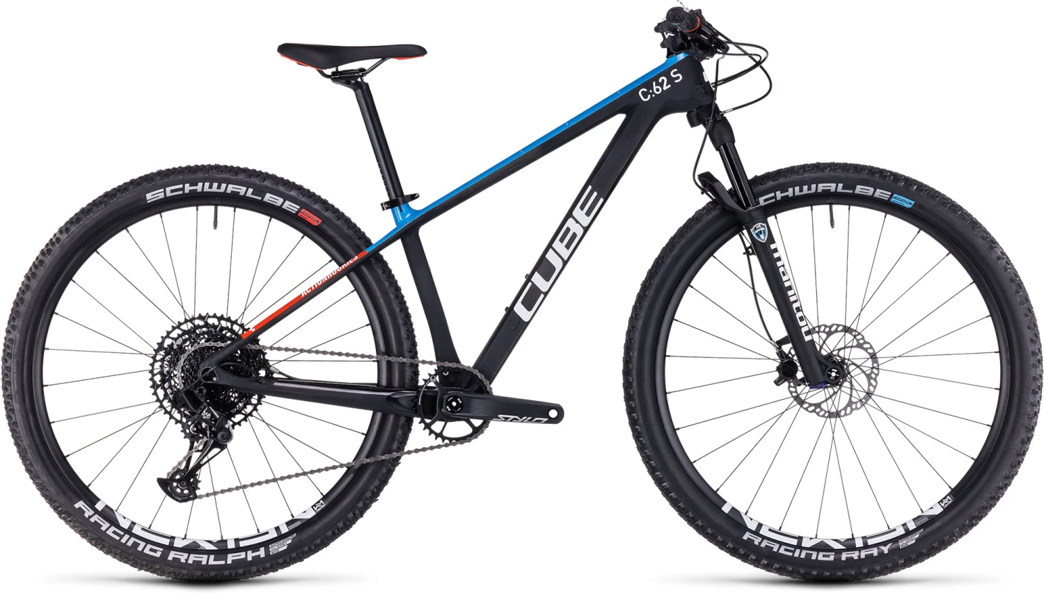 Cube Elite C:62 SLX Rookie Carbon´n´blue´n´red – Bild 2