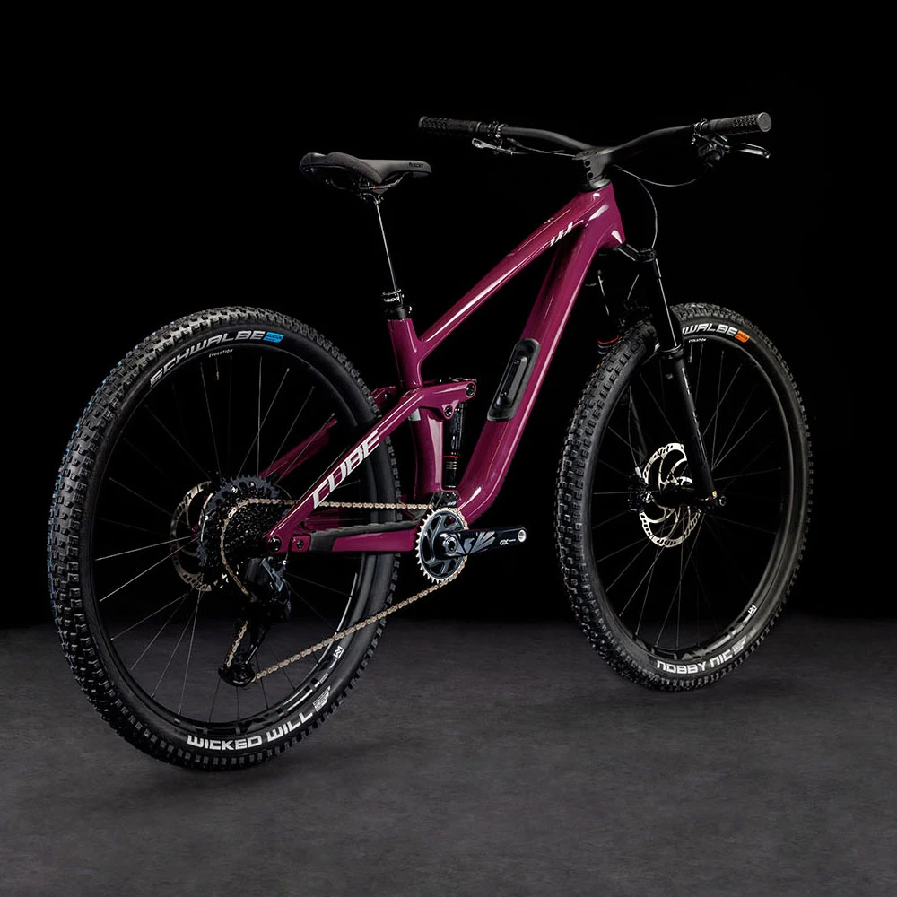 Cube Stereo ONE44 C:68X SLX Wine´n´grey – Bild 3