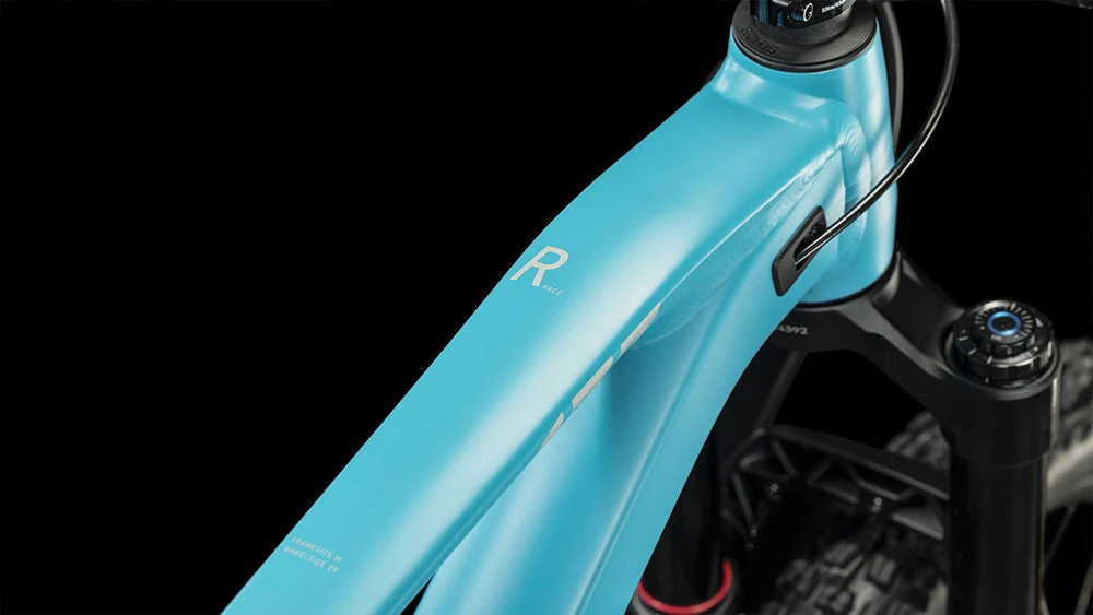 Cube Stereo ONE77 Race 29 Bondiblue´n´grey – Bild 3