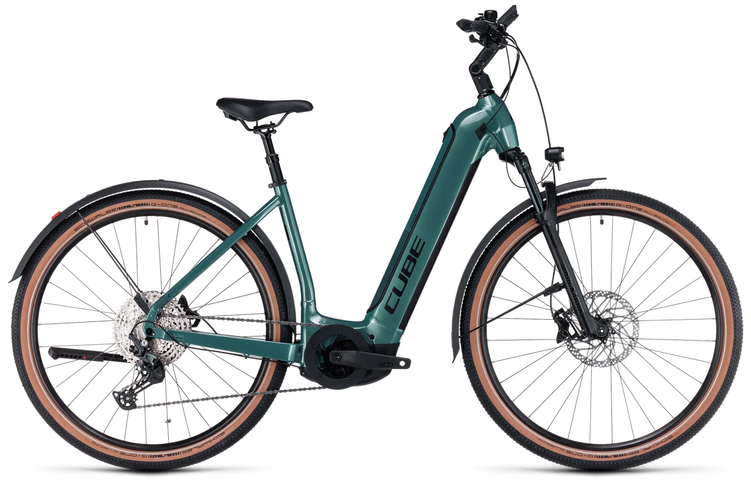 Cube Nuride Hybrid SLX 750 Allroad Easy Entry Erde´n´black