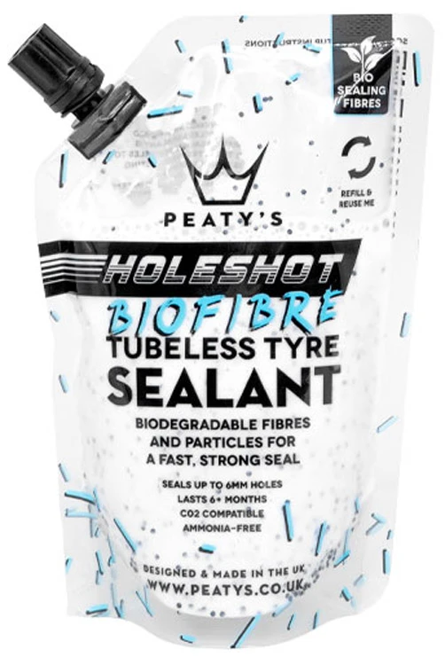 Peaty's Holeshot BioFibre Tubeless Tyre Sealant – Bild 2