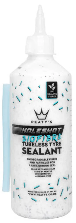 Peaty's Holeshot BioFibre Tubeless Tyre Sealant – Bild 4