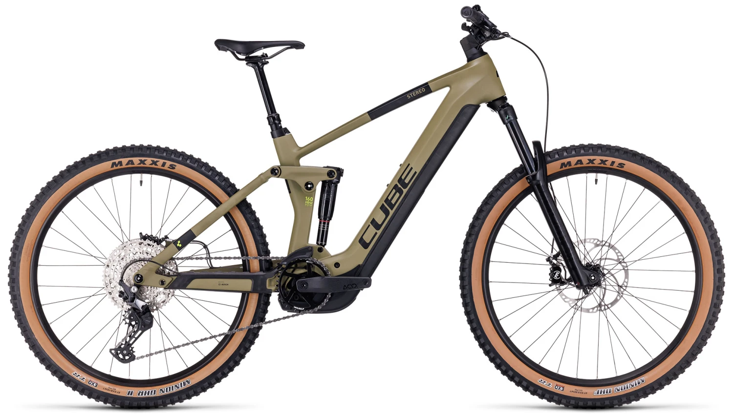 Cube Stereo Hybrid 160 HPC Race 750 27.5 Olive´n´green